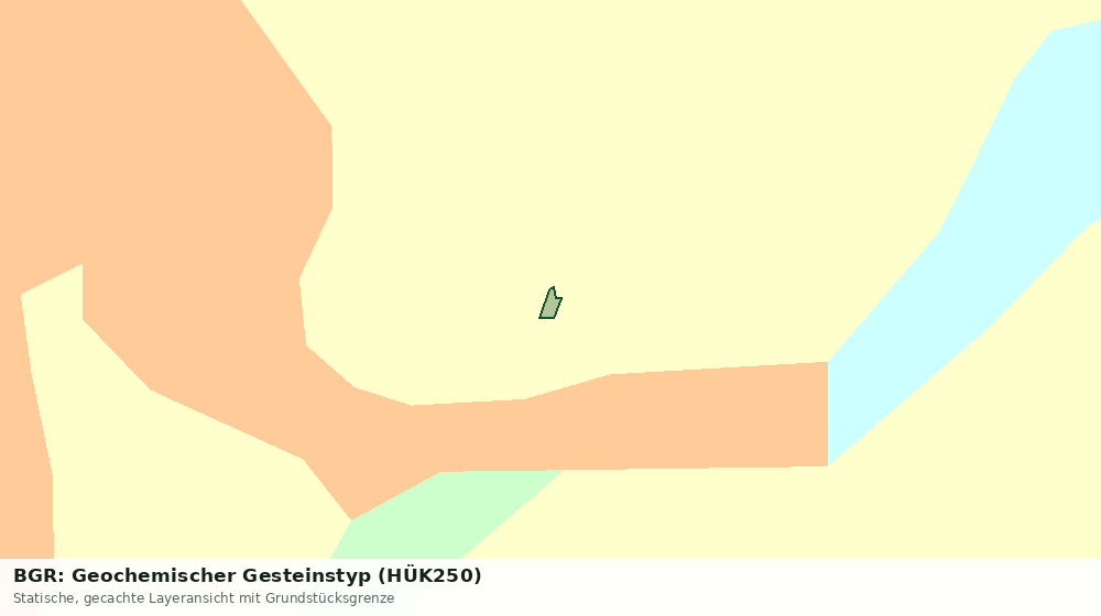 Statische Kartenansicht: BGR: Geochemischer Gesteinstyp (HÜK250)