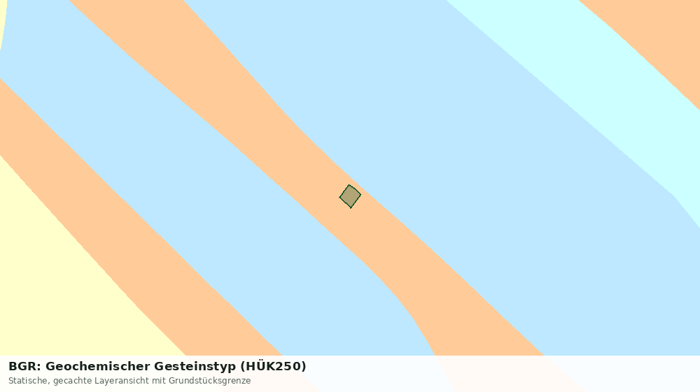 Statische Kartenansicht: BGR: Geochemischer Gesteinstyp (HÜK250)