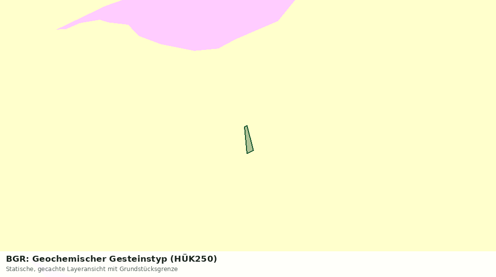 Statische Kartenansicht: BGR: Geochemischer Gesteinstyp (HÜK250)