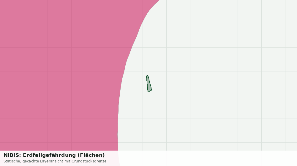 Statische Kartenansicht: NIBIS: Erdfallgefährdung (Flächen)