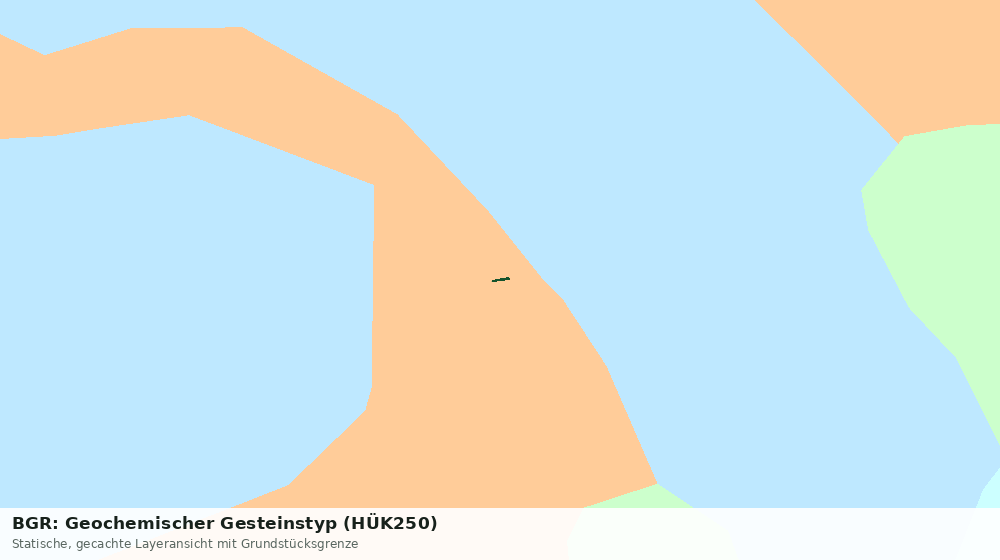 Statische Kartenansicht: BGR: Geochemischer Gesteinstyp (HÜK250)
