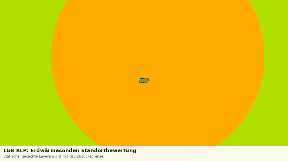 Statische Kartenansicht: LGB RLP: Erdwärmesonden Standortbewertung