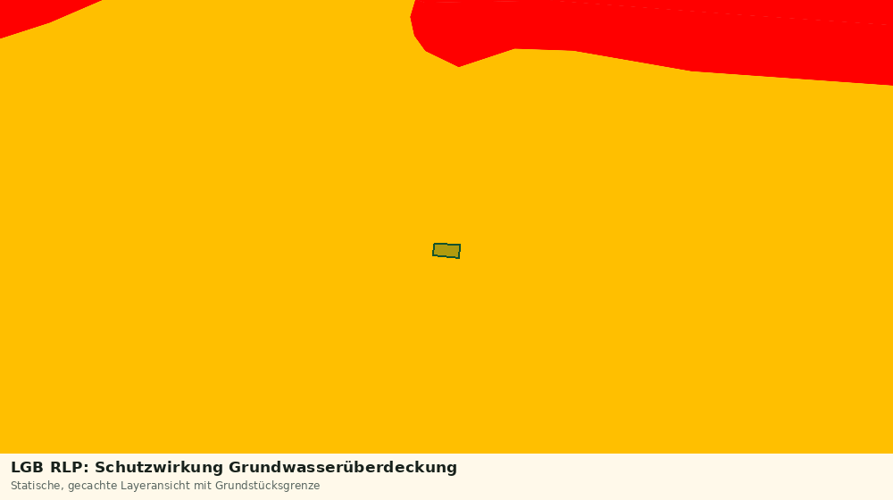 Statische Kartenansicht: LGB RLP: Schutzwirkung Grundwasserüberdeckung