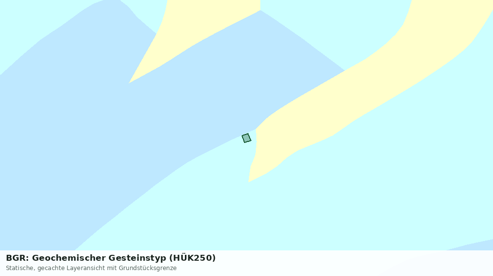 Statische Kartenansicht: BGR: Geochemischer Gesteinstyp (HÜK250)