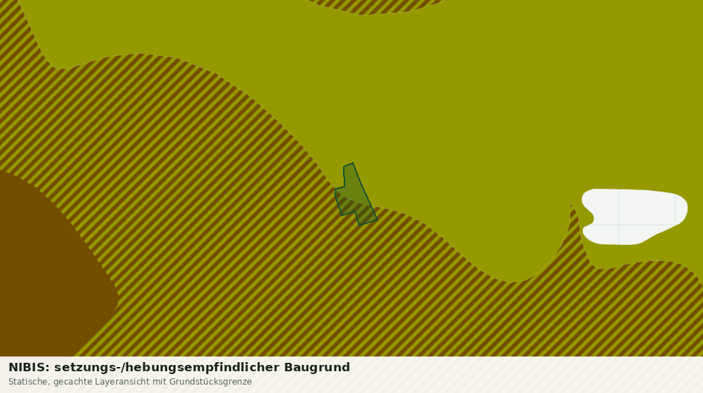 Statische Kartenansicht: NIBIS: setzungs-/hebungsempfindlicher Baugrund