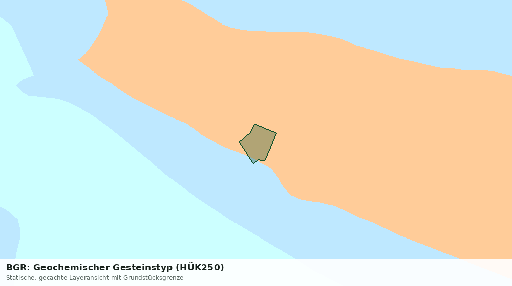 Statische Kartenansicht: BGR: Geochemischer Gesteinstyp (HÜK250)