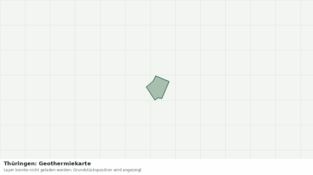 Statische Kartenansicht: Thüringen: Geothermiekarte