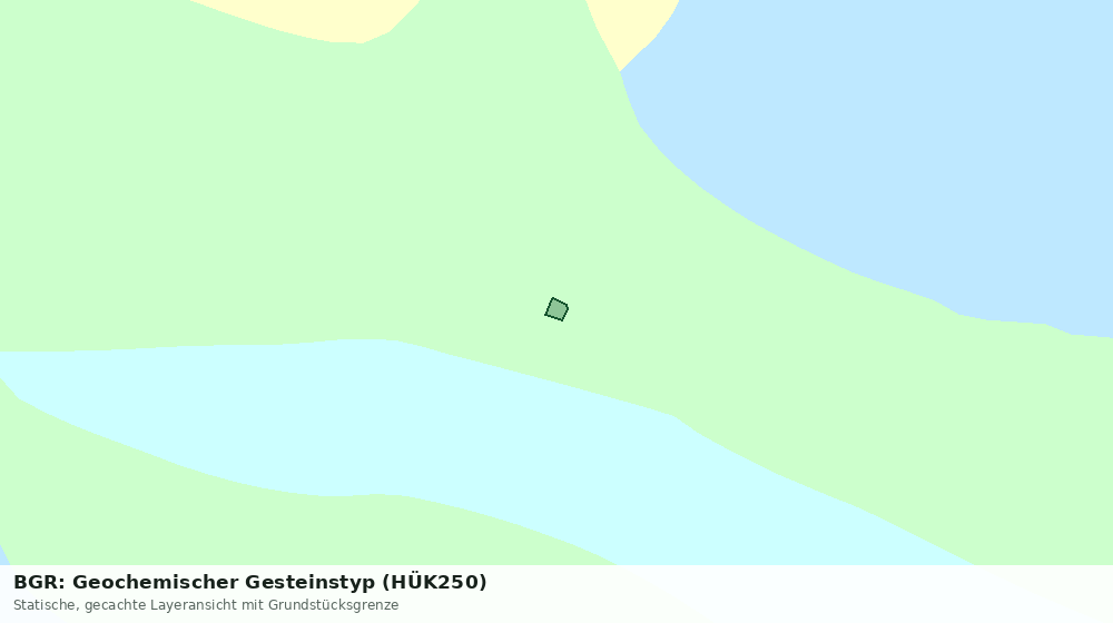 Statische Kartenansicht: BGR: Geochemischer Gesteinstyp (HÜK250)