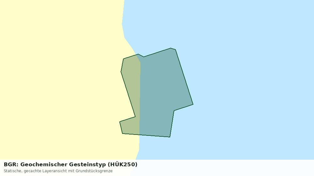 Statische Kartenansicht: BGR: Geochemischer Gesteinstyp (HÜK250)
