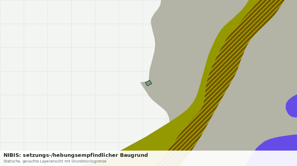 Statische Kartenansicht: NIBIS: setzungs-/hebungsempfindlicher Baugrund