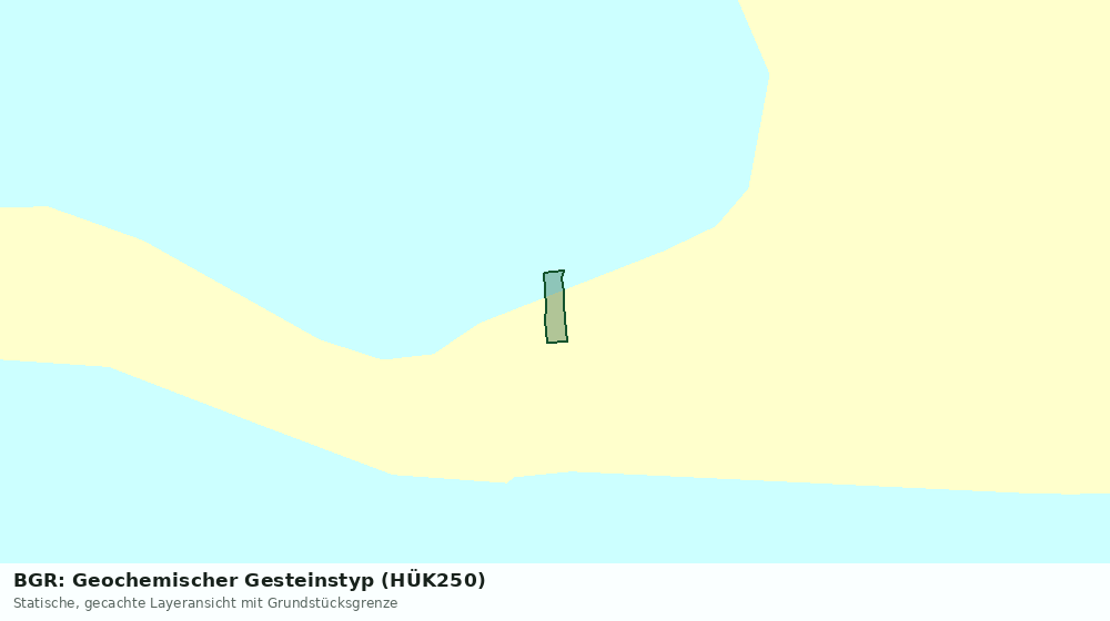 Statische Kartenansicht: BGR: Geochemischer Gesteinstyp (HÜK250)