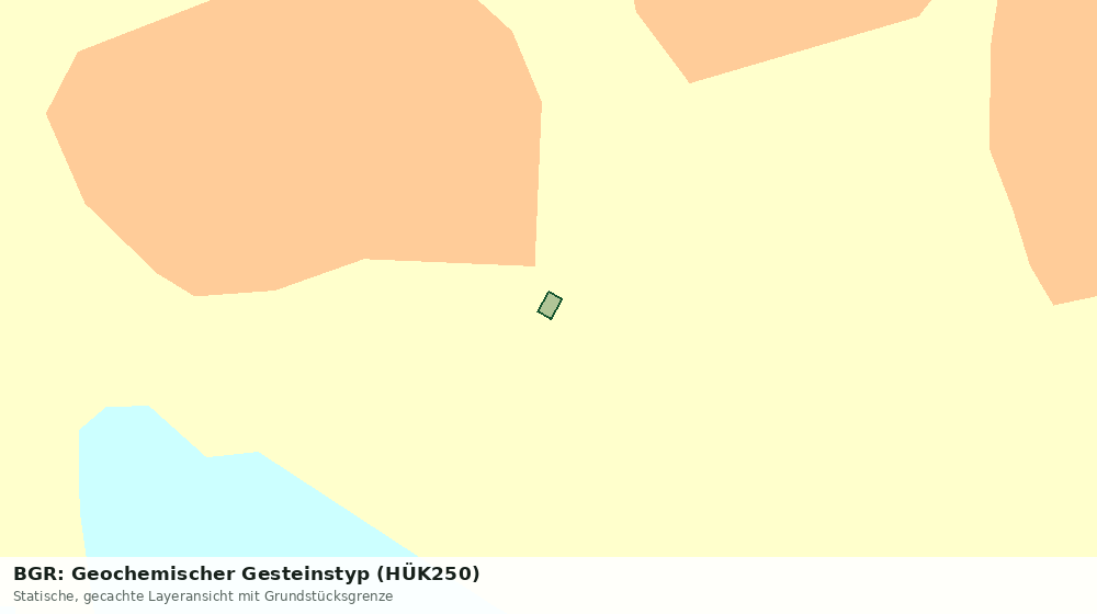 Statische Kartenansicht: BGR: Geochemischer Gesteinstyp (HÜK250)