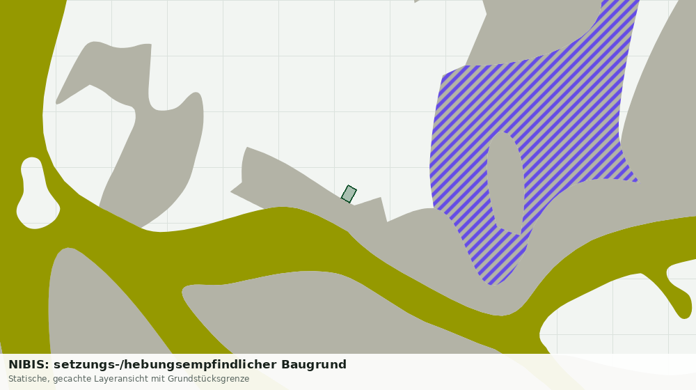 Statische Kartenansicht: NIBIS: setzungs-/hebungsempfindlicher Baugrund