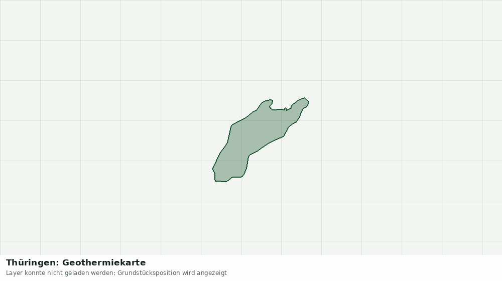 Statische Kartenansicht: Thüringen: Geothermiekarte