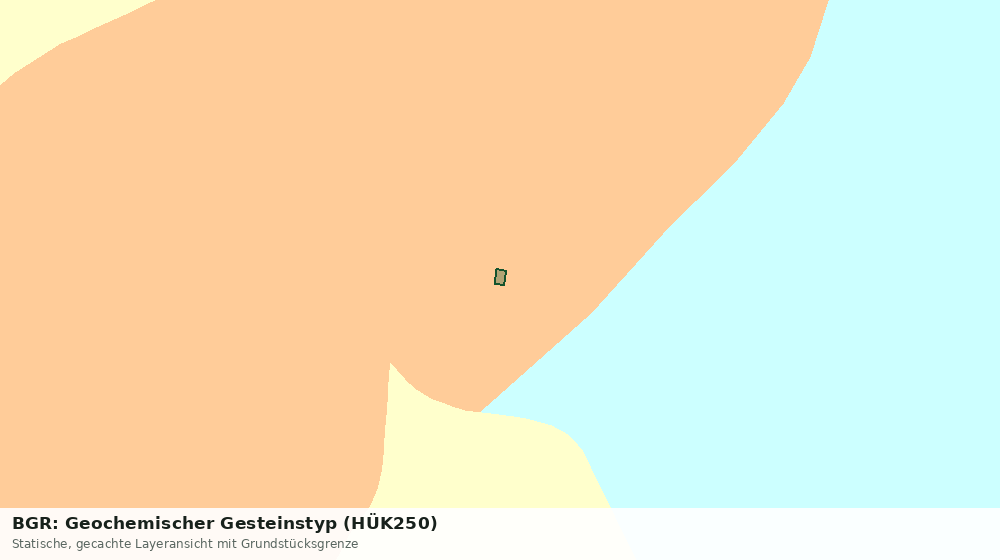 Statische Kartenansicht: BGR: Geochemischer Gesteinstyp (HÜK250)