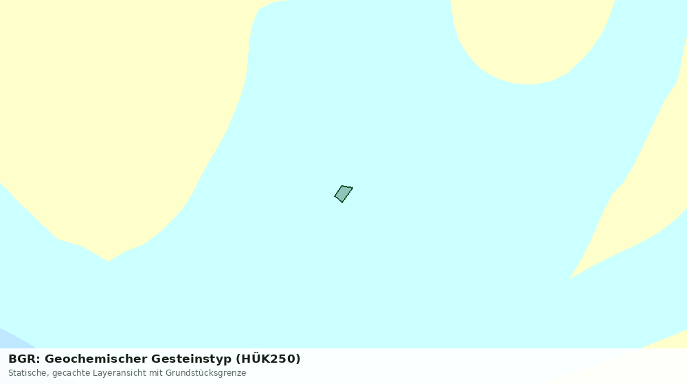 Statische Kartenansicht: BGR: Geochemischer Gesteinstyp (HÜK250)