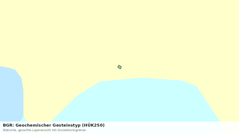 Statische Kartenansicht: BGR: Geochemischer Gesteinstyp (HÜK250)