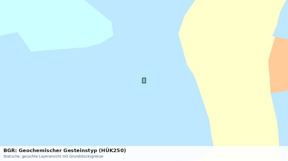 Statische Kartenansicht: BGR: Geochemischer Gesteinstyp (HÜK250)