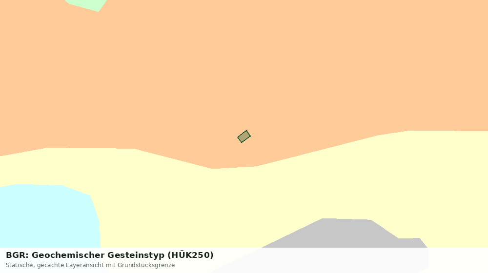 Statische Kartenansicht: BGR: Geochemischer Gesteinstyp (HÜK250)