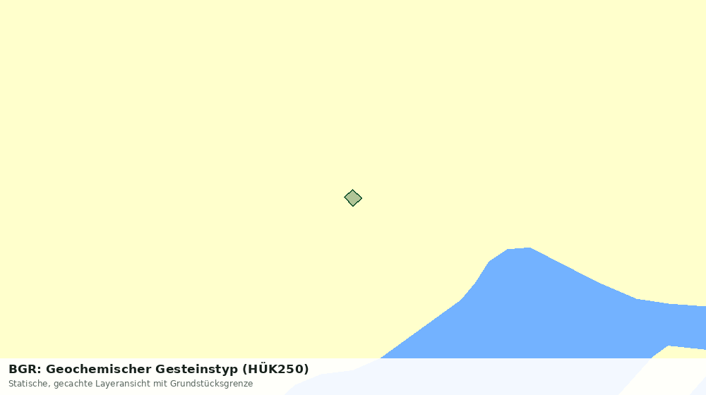 Statische Kartenansicht: BGR: Geochemischer Gesteinstyp (HÜK250)