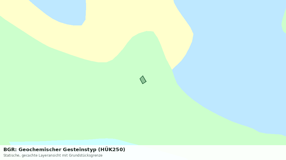Statische Kartenansicht: BGR: Geochemischer Gesteinstyp (HÜK250)