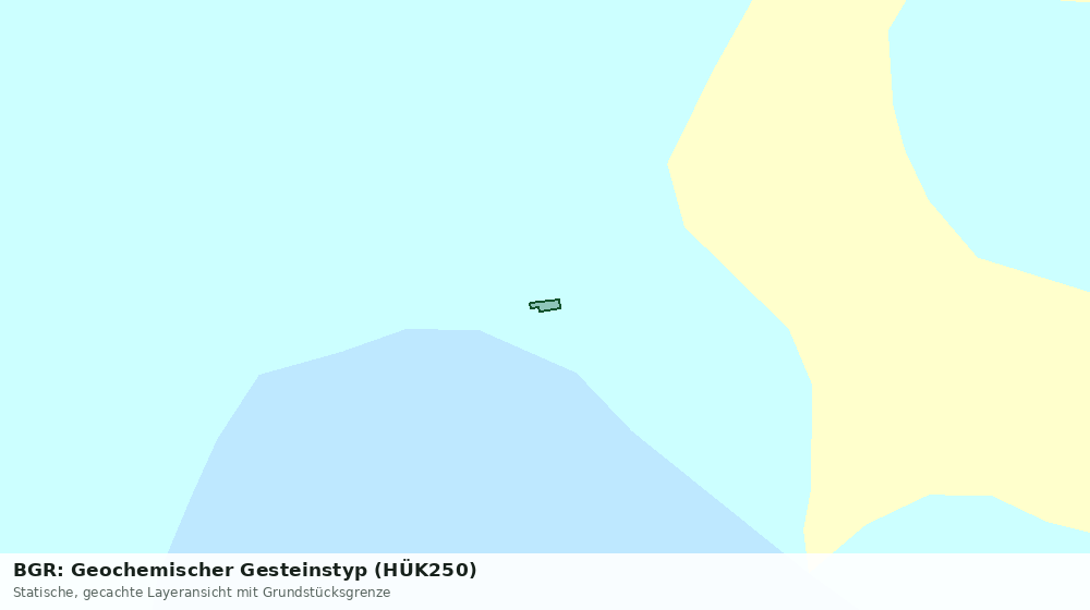Statische Kartenansicht: BGR: Geochemischer Gesteinstyp (HÜK250)