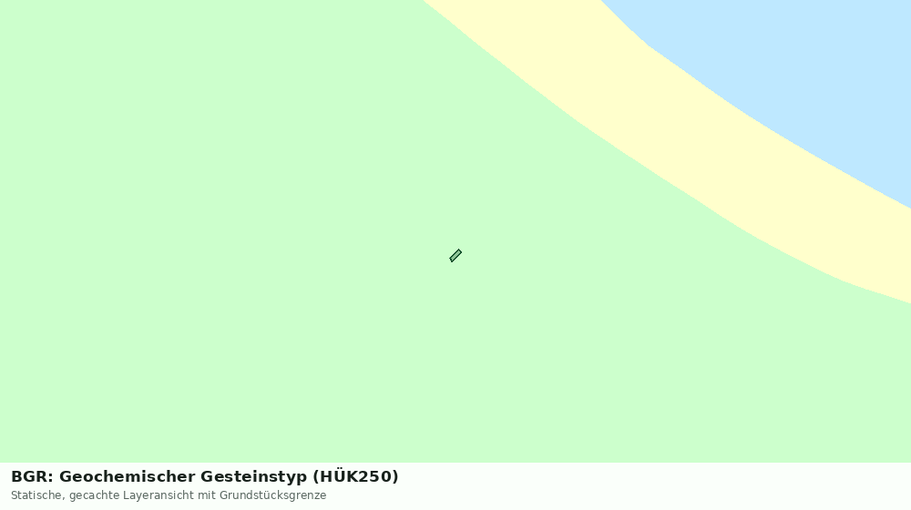 Statische Kartenansicht: BGR: Geochemischer Gesteinstyp (HÜK250)