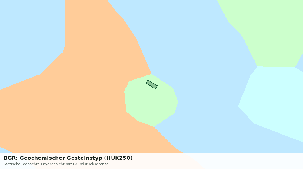 Statische Kartenansicht: BGR: Geochemischer Gesteinstyp (HÜK250)