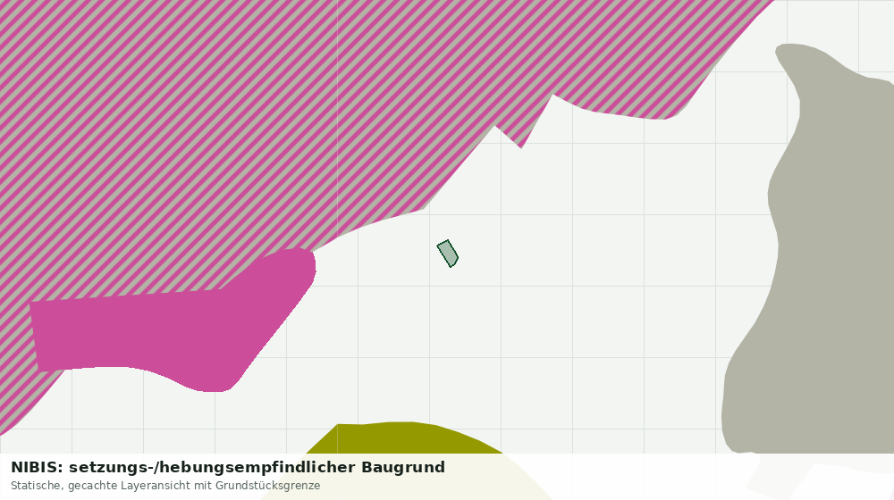 Statische Kartenansicht: NIBIS: setzungs-/hebungsempfindlicher Baugrund