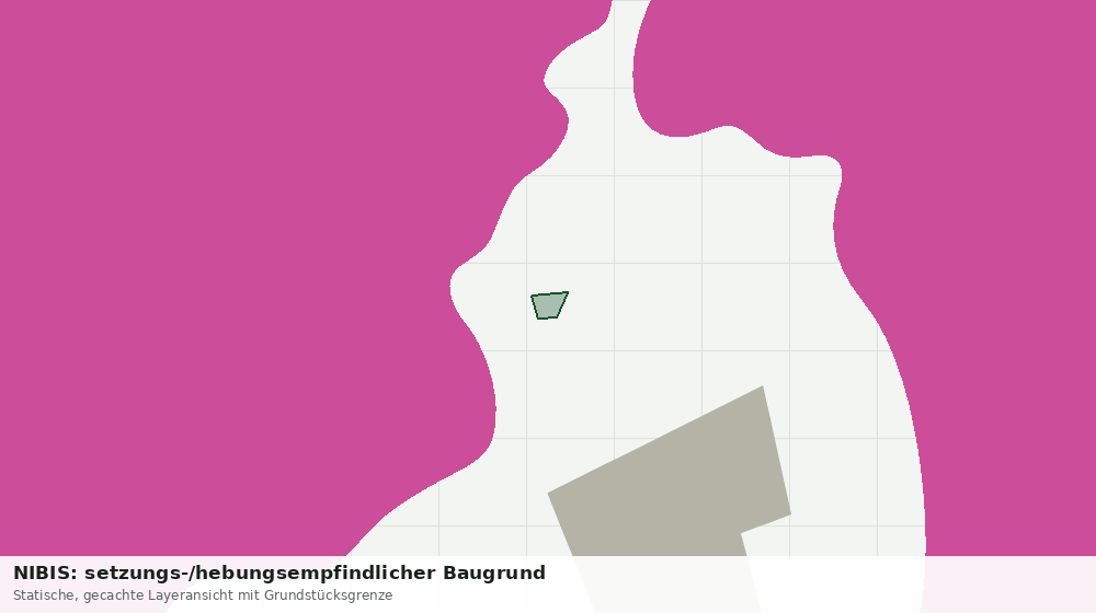 Statische Kartenansicht: NIBIS: setzungs-/hebungsempfindlicher Baugrund