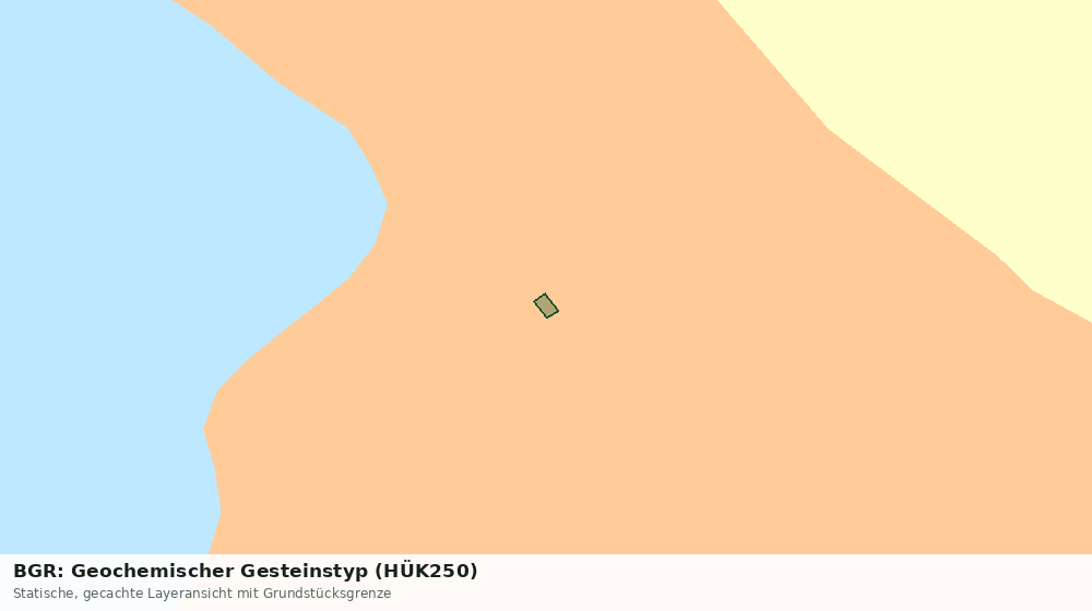Statische Kartenansicht: BGR: Geochemischer Gesteinstyp (HÜK250)