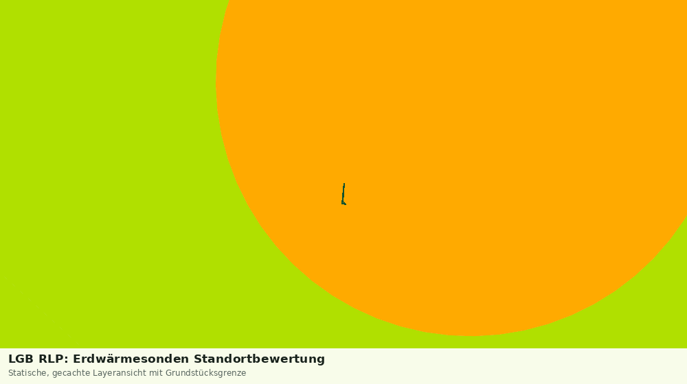 Statische Kartenansicht: LGB RLP: Erdwärmesonden Standortbewertung
