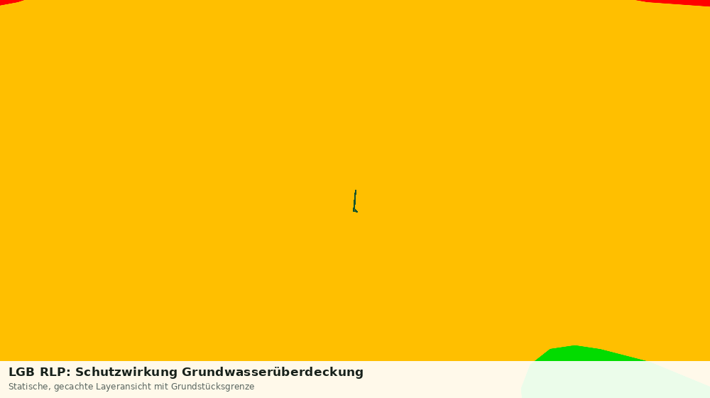 Statische Kartenansicht: LGB RLP: Schutzwirkung Grundwasserüberdeckung