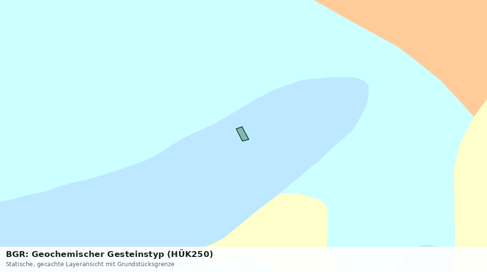 Statische Kartenansicht: BGR: Geochemischer Gesteinstyp (HÜK250)