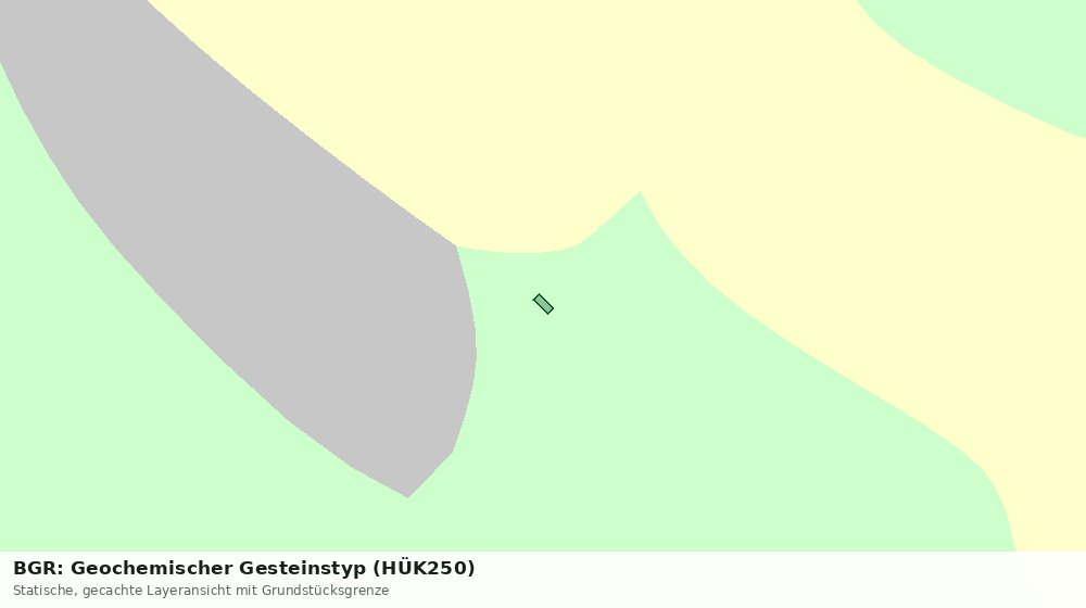 Statische Kartenansicht: BGR: Geochemischer Gesteinstyp (HÜK250)
