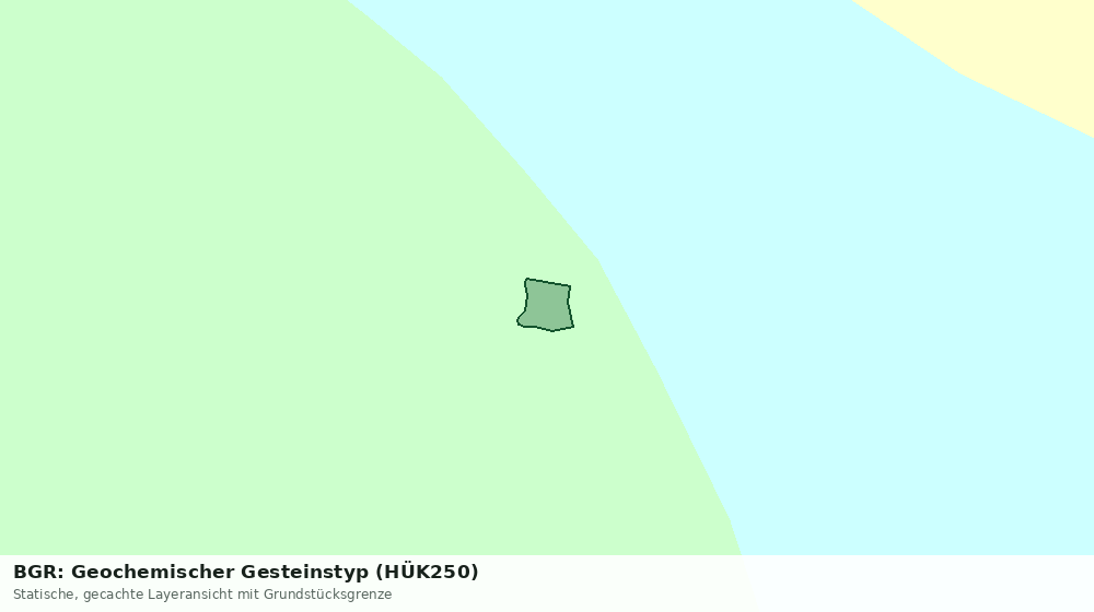 Statische Kartenansicht: BGR: Geochemischer Gesteinstyp (HÜK250)