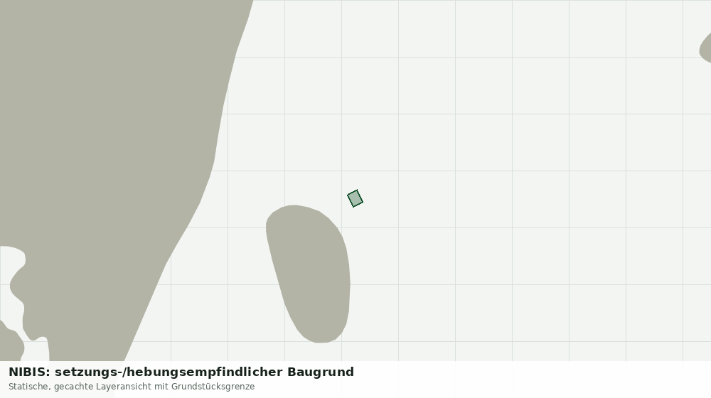 Statische Kartenansicht: NIBIS: setzungs-/hebungsempfindlicher Baugrund