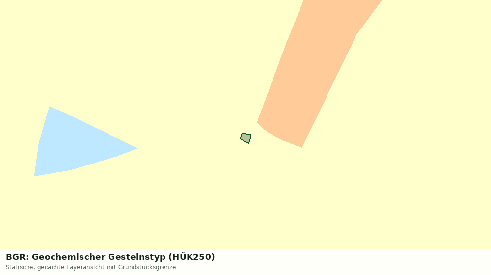 Statische Kartenansicht: BGR: Geochemischer Gesteinstyp (HÜK250)
