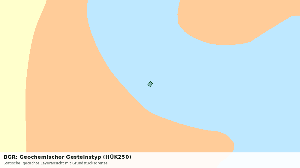 Statische Kartenansicht: BGR: Geochemischer Gesteinstyp (HÜK250)