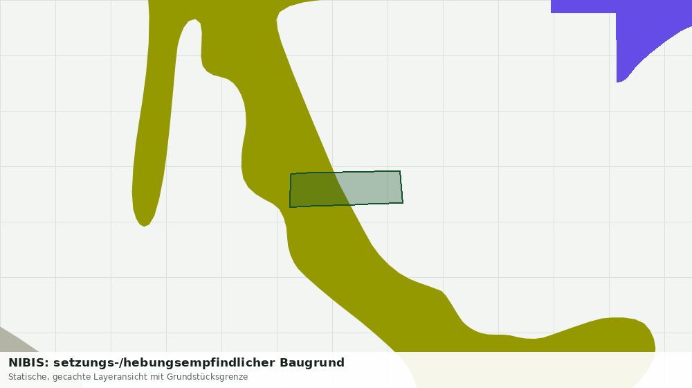 Statische Kartenansicht: NIBIS: setzungs-/hebungsempfindlicher Baugrund