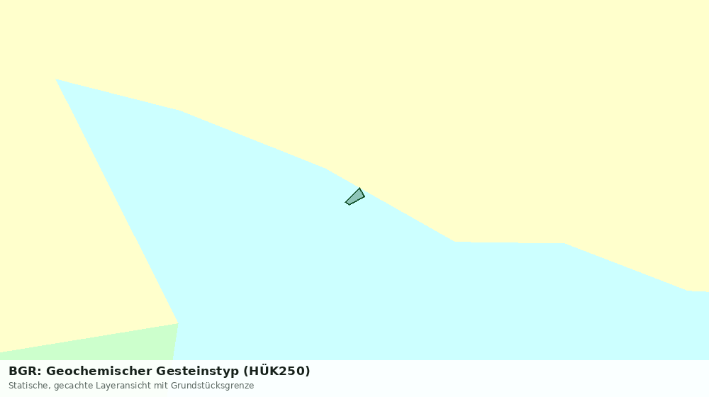 Statische Kartenansicht: BGR: Geochemischer Gesteinstyp (HÜK250)