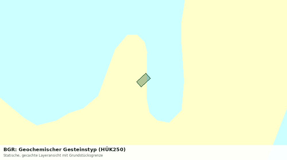Statische Kartenansicht: BGR: Geochemischer Gesteinstyp (HÜK250)