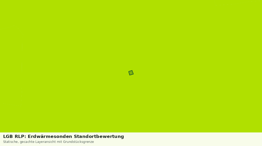 Statische Kartenansicht: LGB RLP: Erdwärmesonden Standortbewertung