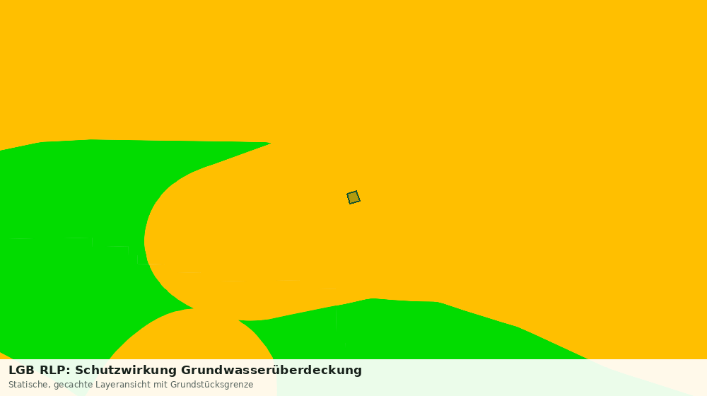 Statische Kartenansicht: LGB RLP: Schutzwirkung Grundwasserüberdeckung