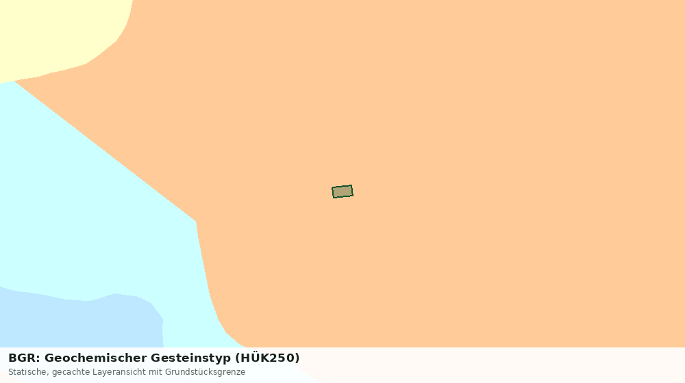 Statische Kartenansicht: BGR: Geochemischer Gesteinstyp (HÜK250)