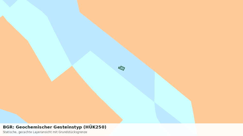 Statische Kartenansicht: BGR: Geochemischer Gesteinstyp (HÜK250)