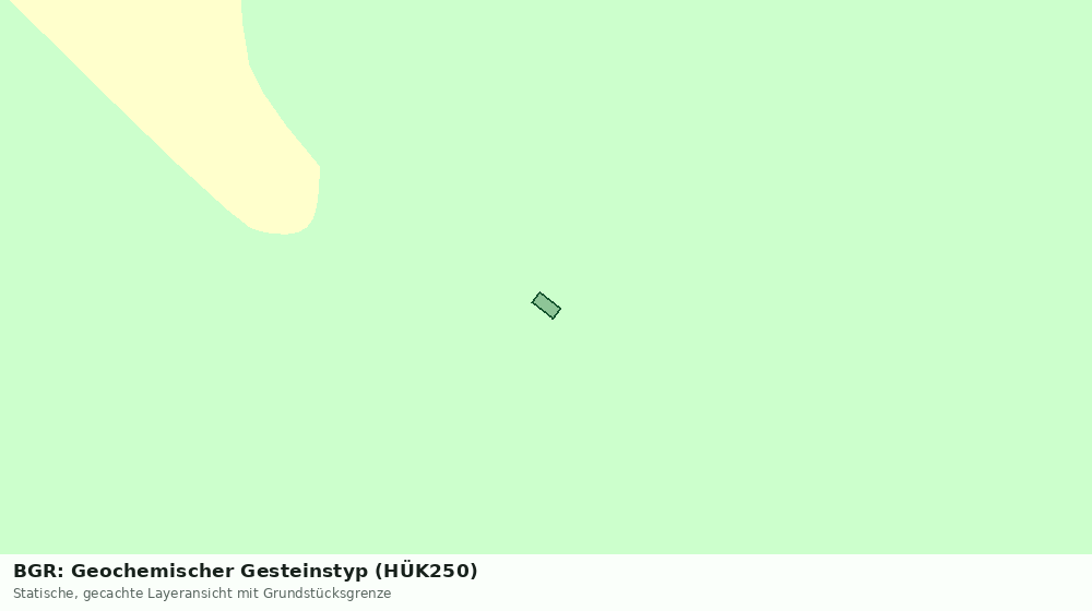 Statische Kartenansicht: BGR: Geochemischer Gesteinstyp (HÜK250)