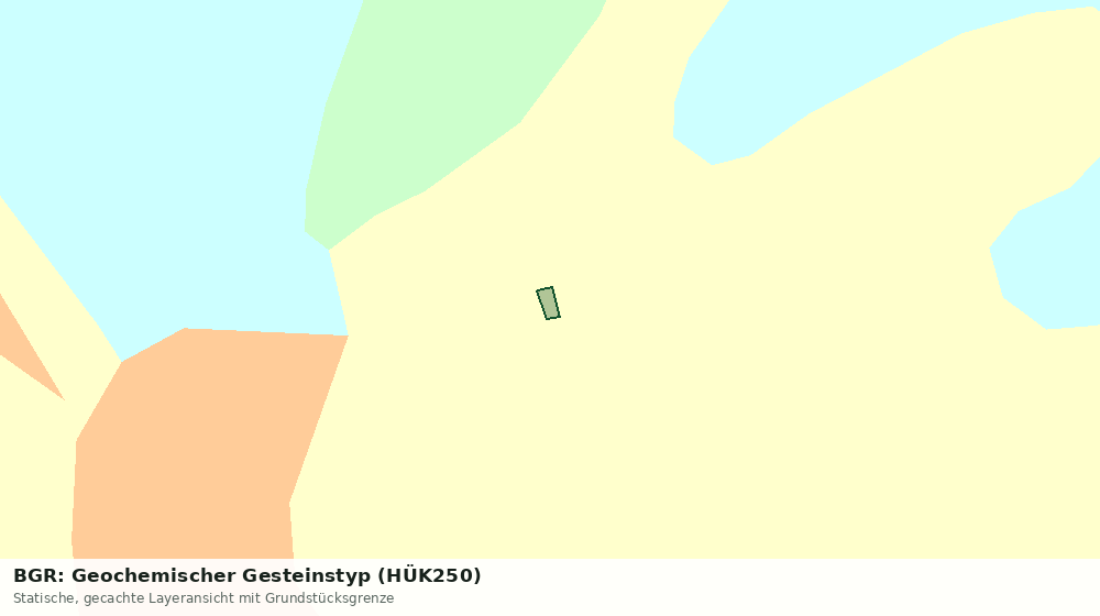 Statische Kartenansicht: BGR: Geochemischer Gesteinstyp (HÜK250)