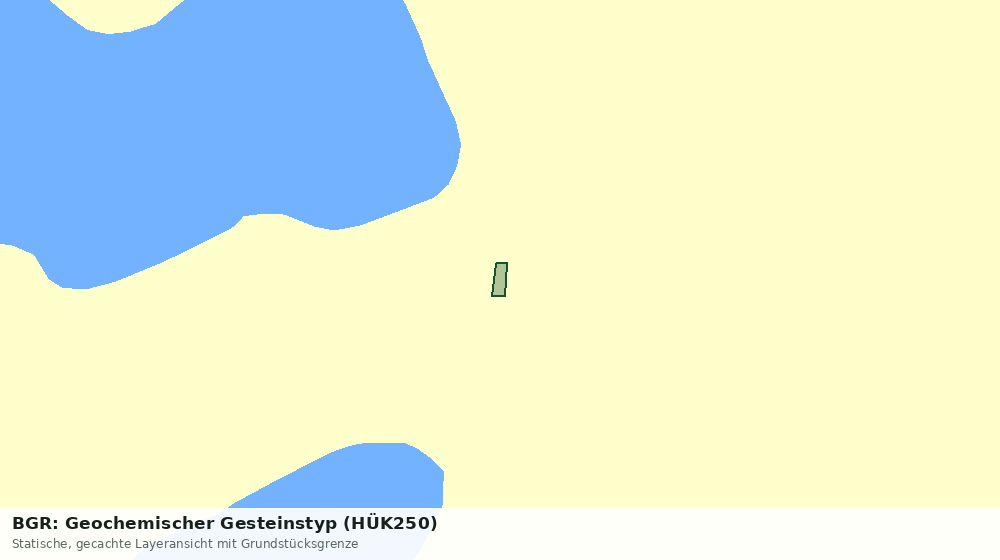 Statische Kartenansicht: BGR: Geochemischer Gesteinstyp (HÜK250)