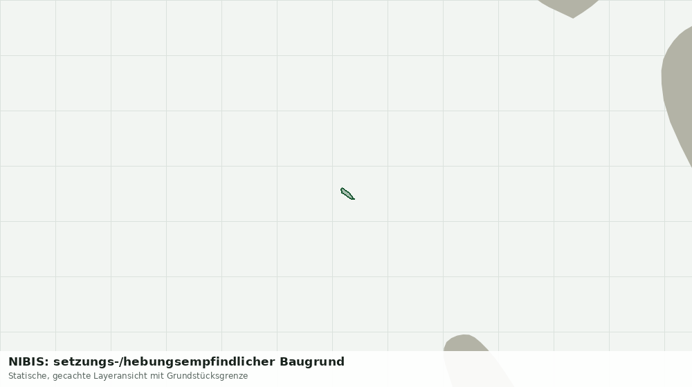 Statische Kartenansicht: NIBIS: setzungs-/hebungsempfindlicher Baugrund